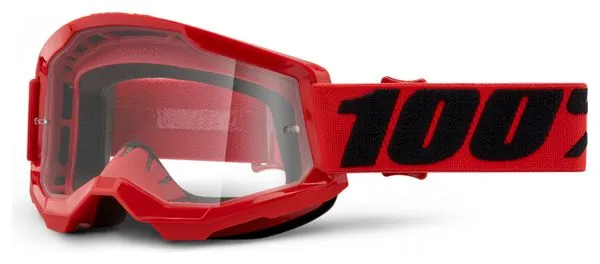 Maschera 100% STRATA 2 | Rosso | Vetri trasparenti