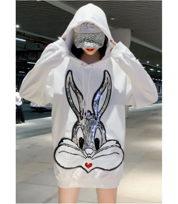 Maxi felpa Bugs Bunnie Pailettes
