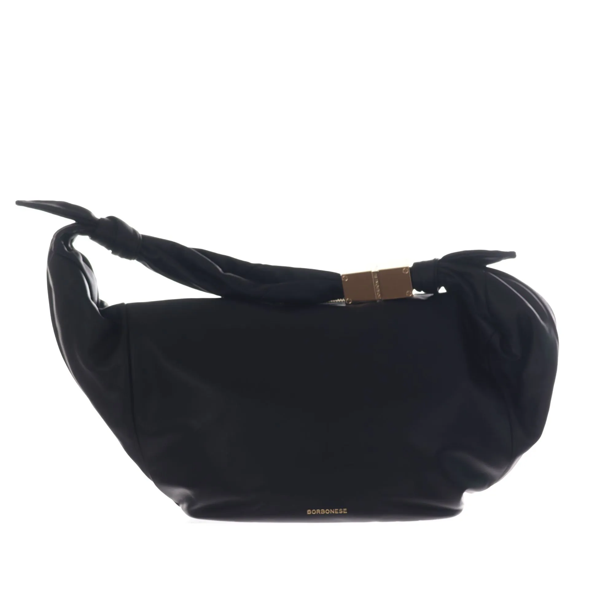 Medium hobo bag in pelle