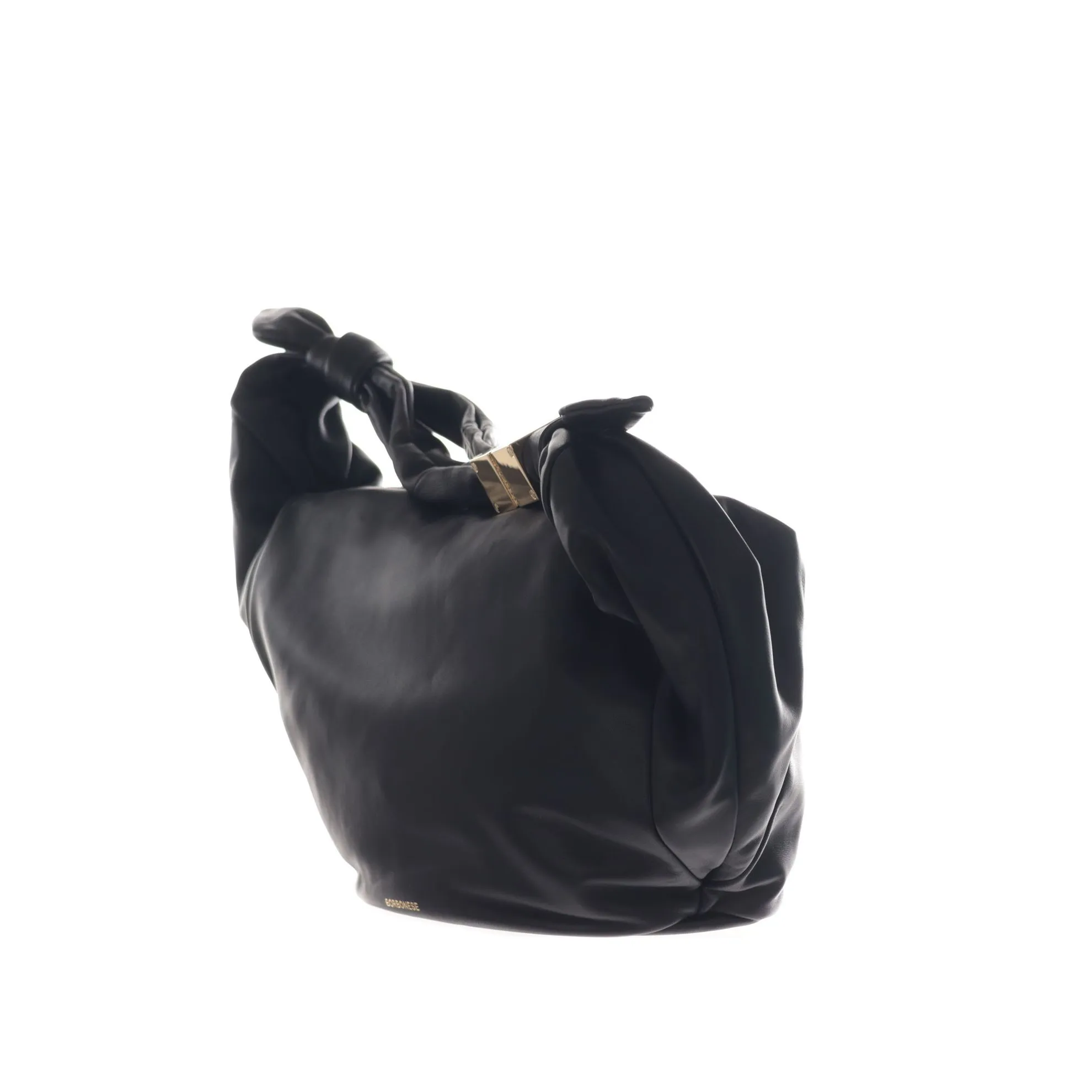 Medium hobo bag in pelle