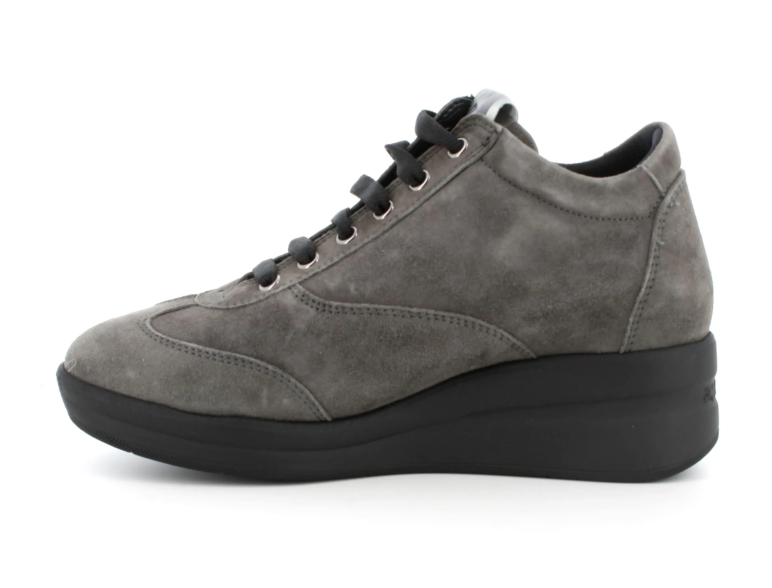 Melluso scarpe stringate in camoscio con zip