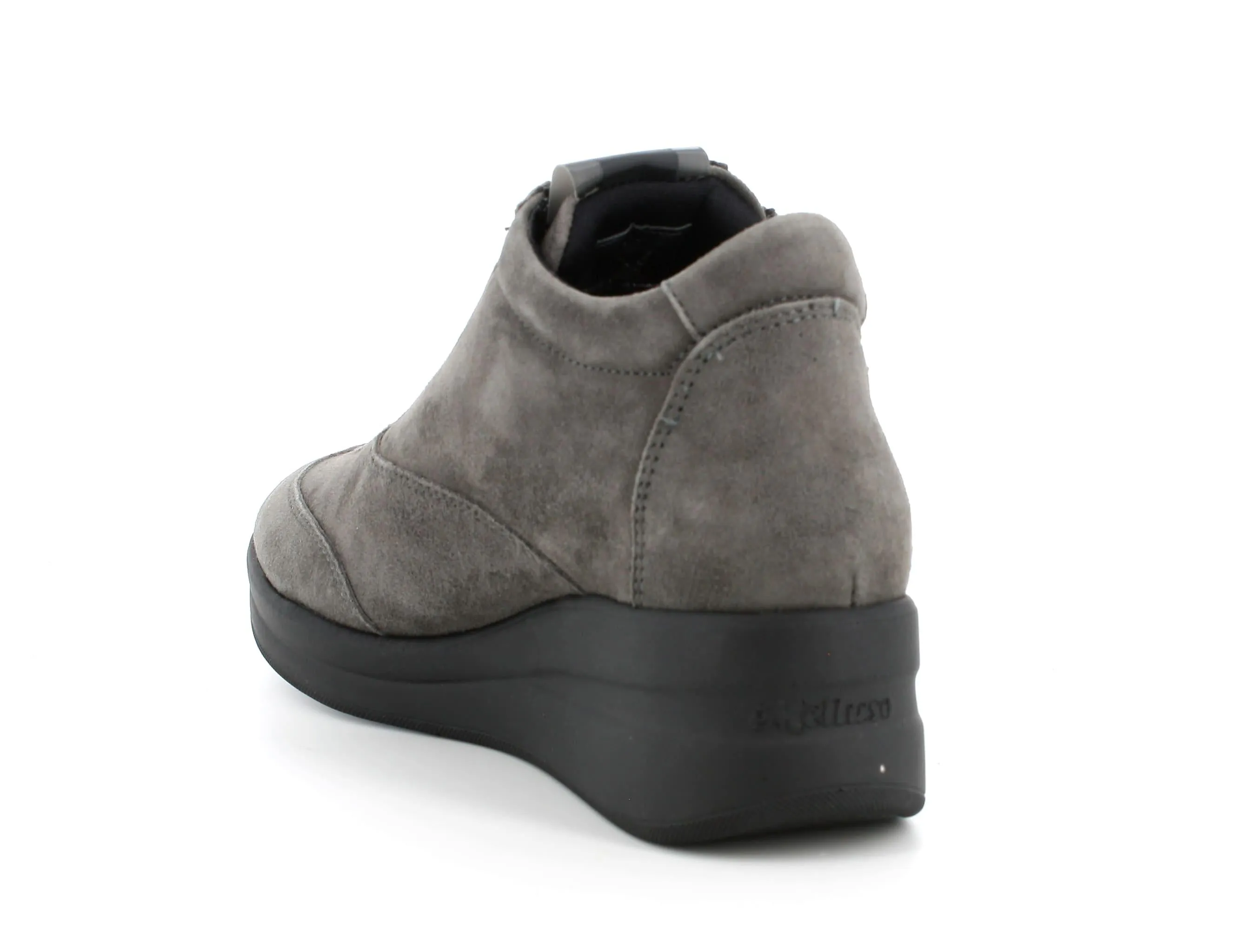 Melluso scarpe stringate in camoscio con zip