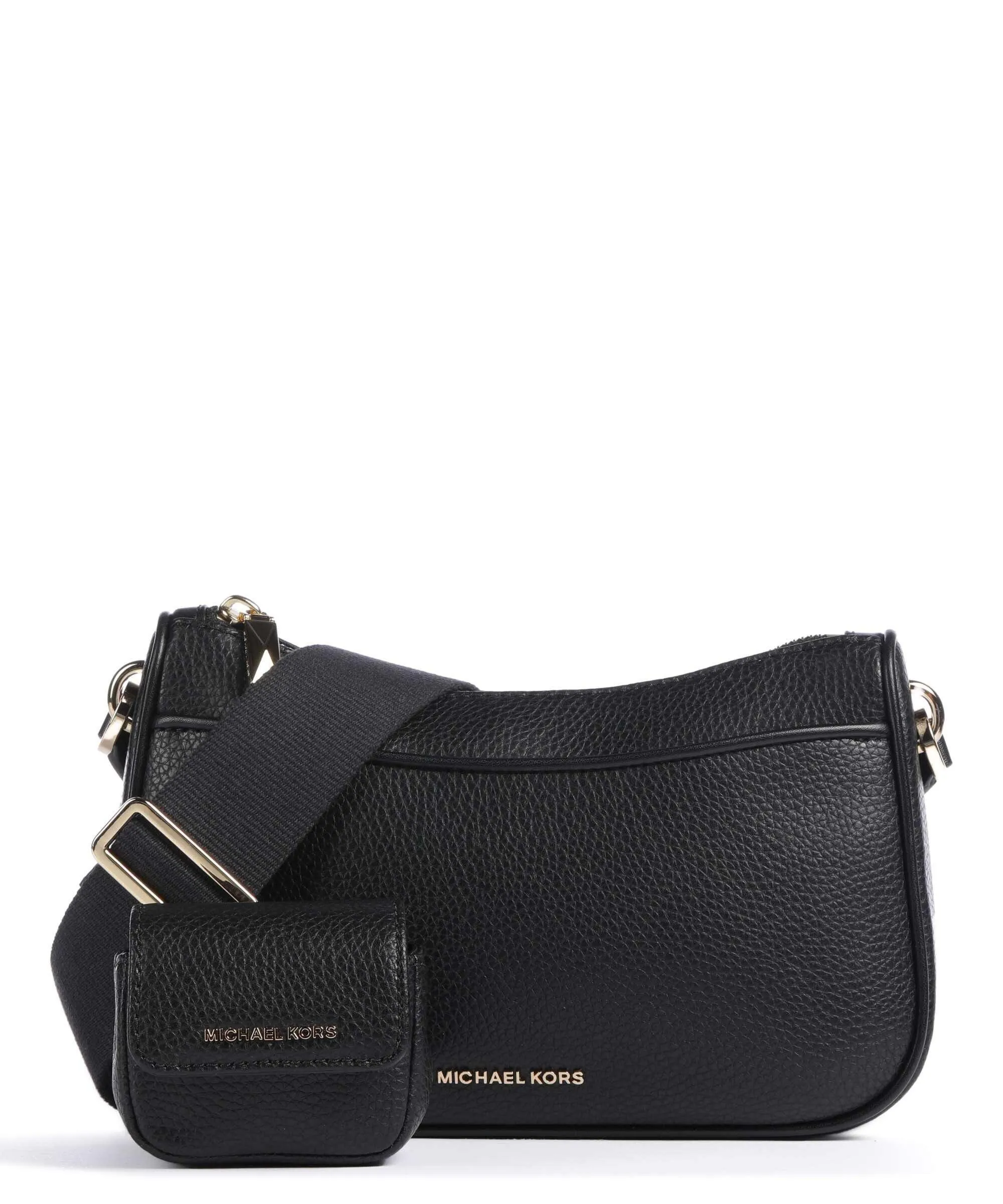  Michael Kors Jet Set Borsa a tracolla pelle di vacchetta grana nero  