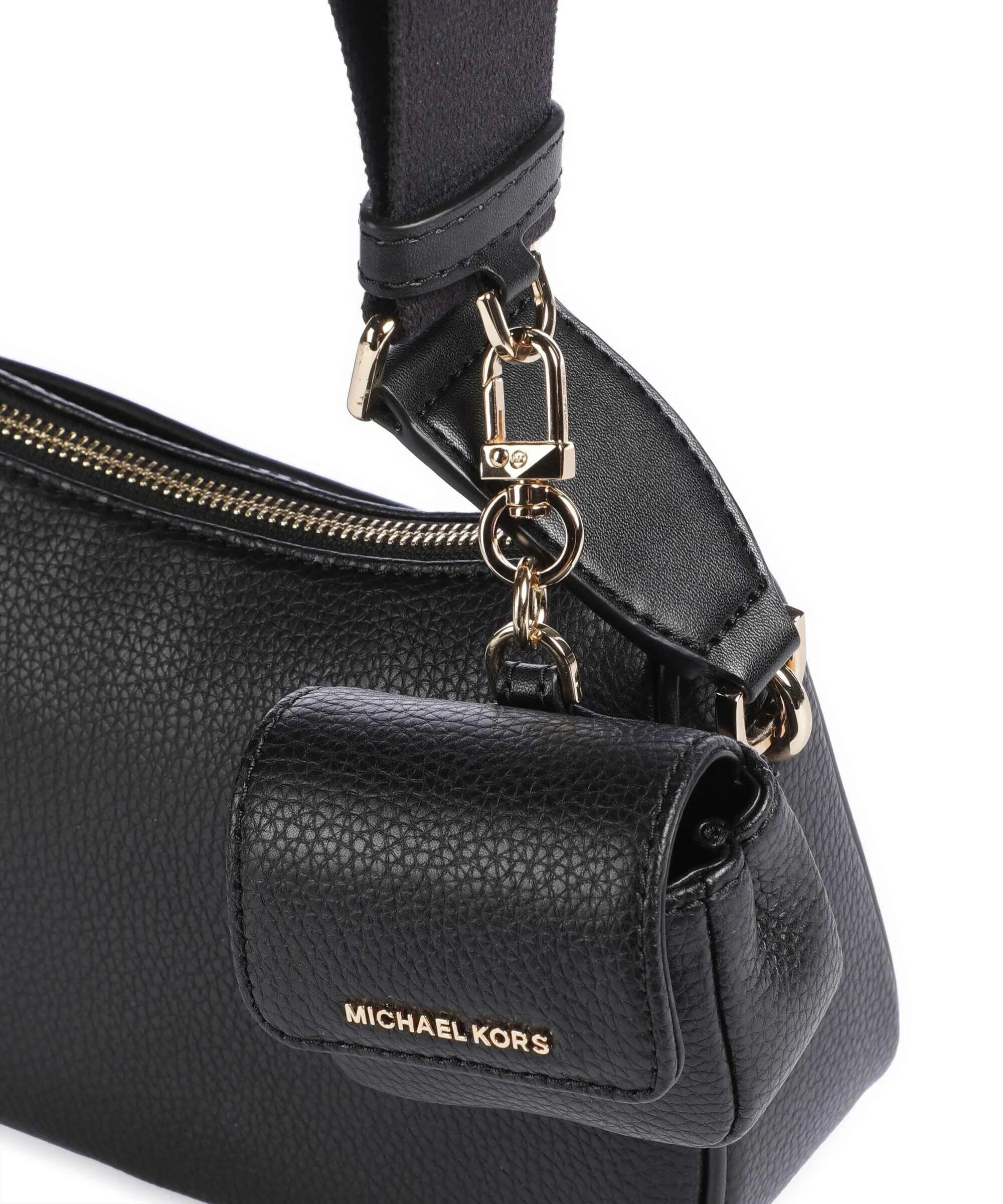  Michael Kors Jet Set Borsa a tracolla pelle di vacchetta grana nero  