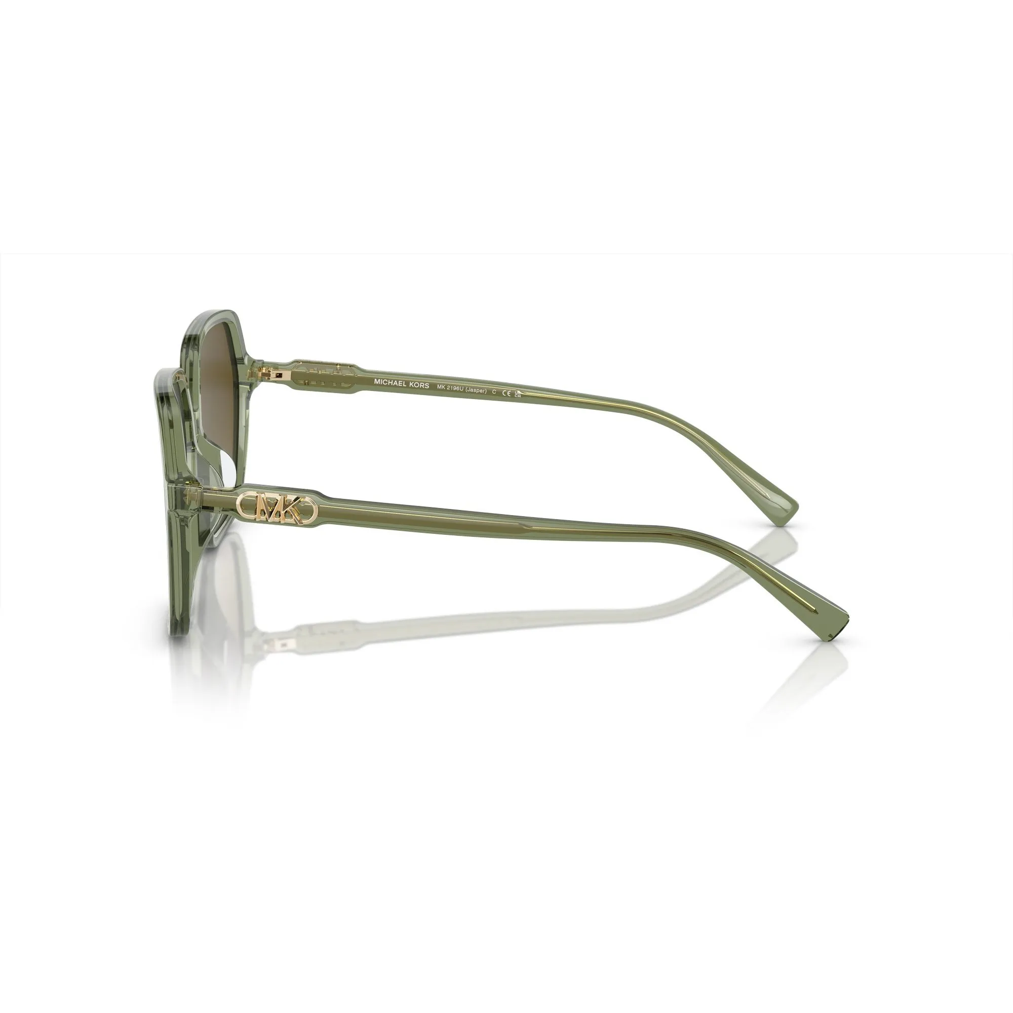   Michael Kors MK 2196U Jasper 394413 Verde Trasparente | Occhiale Da Sole Donna 