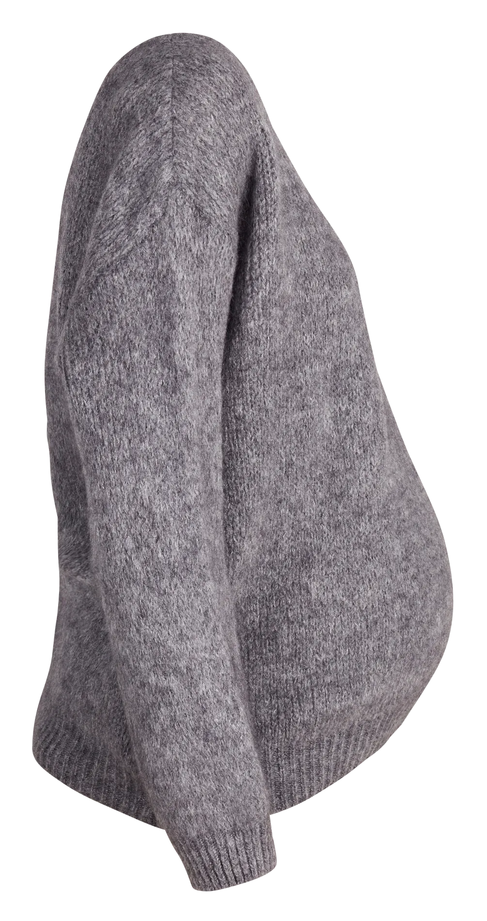  NEUVIEME CIEL   ST GERVAIS - Maglione scollo tondo ampio | Grigio