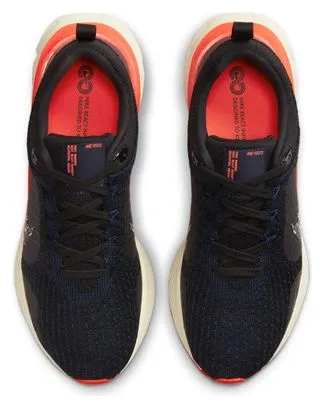 Nike React Infinity Run Flyknit 3 Nero Rosso