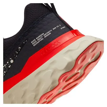 Nike React Infinity Run Flyknit 3 Nero Rosso