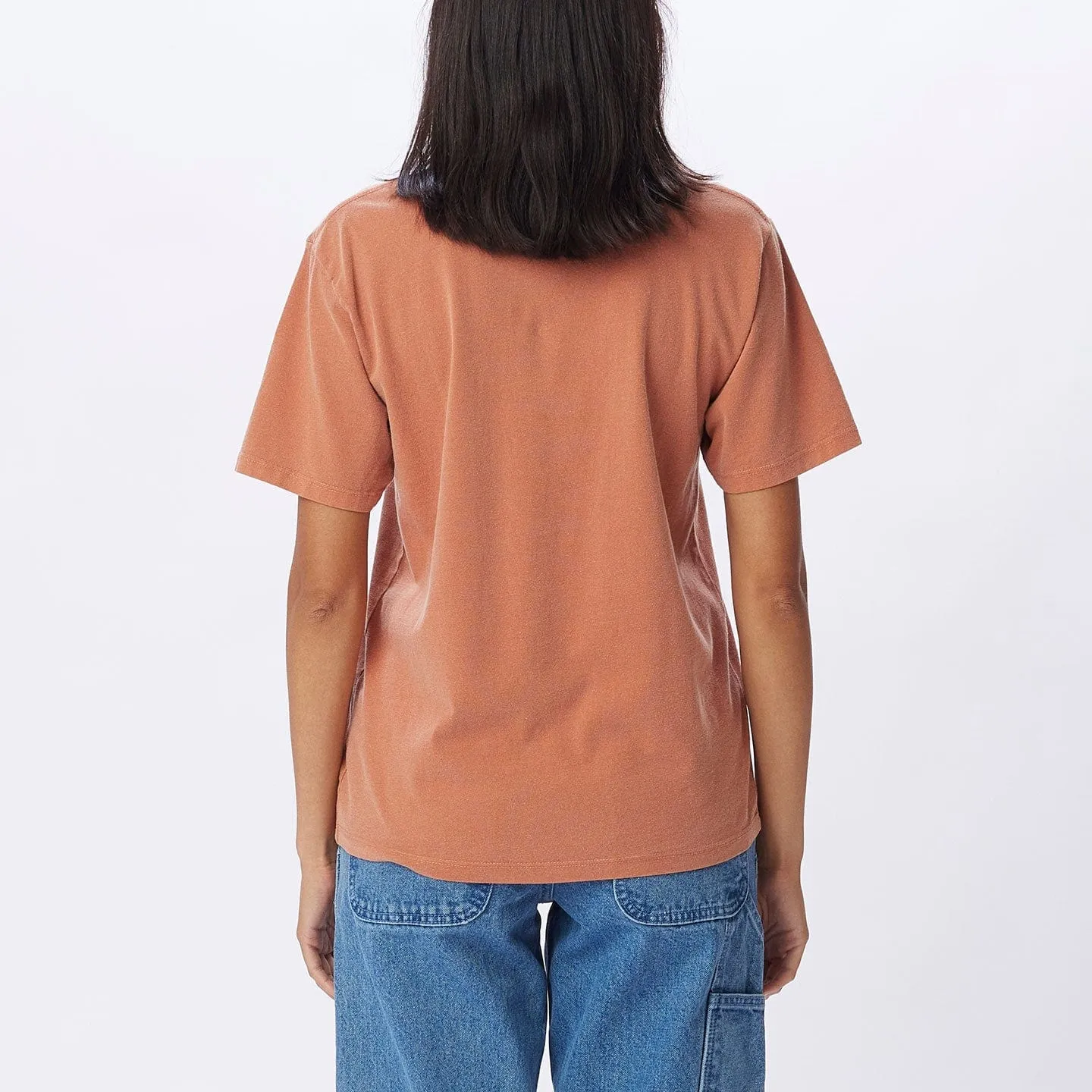 O BIRD PIGMENT CHOICE BOX TEE - BOMBAY BROWN