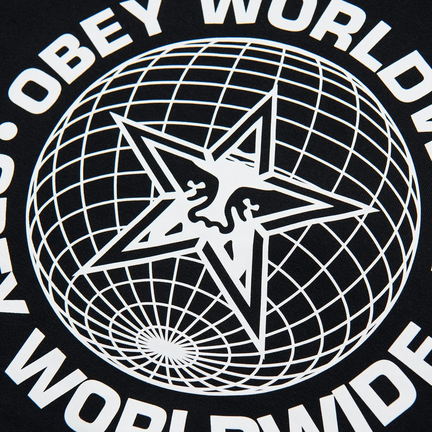 OBEY WORLDWIDE GLOBE PREMIUM HOODED FLEECE