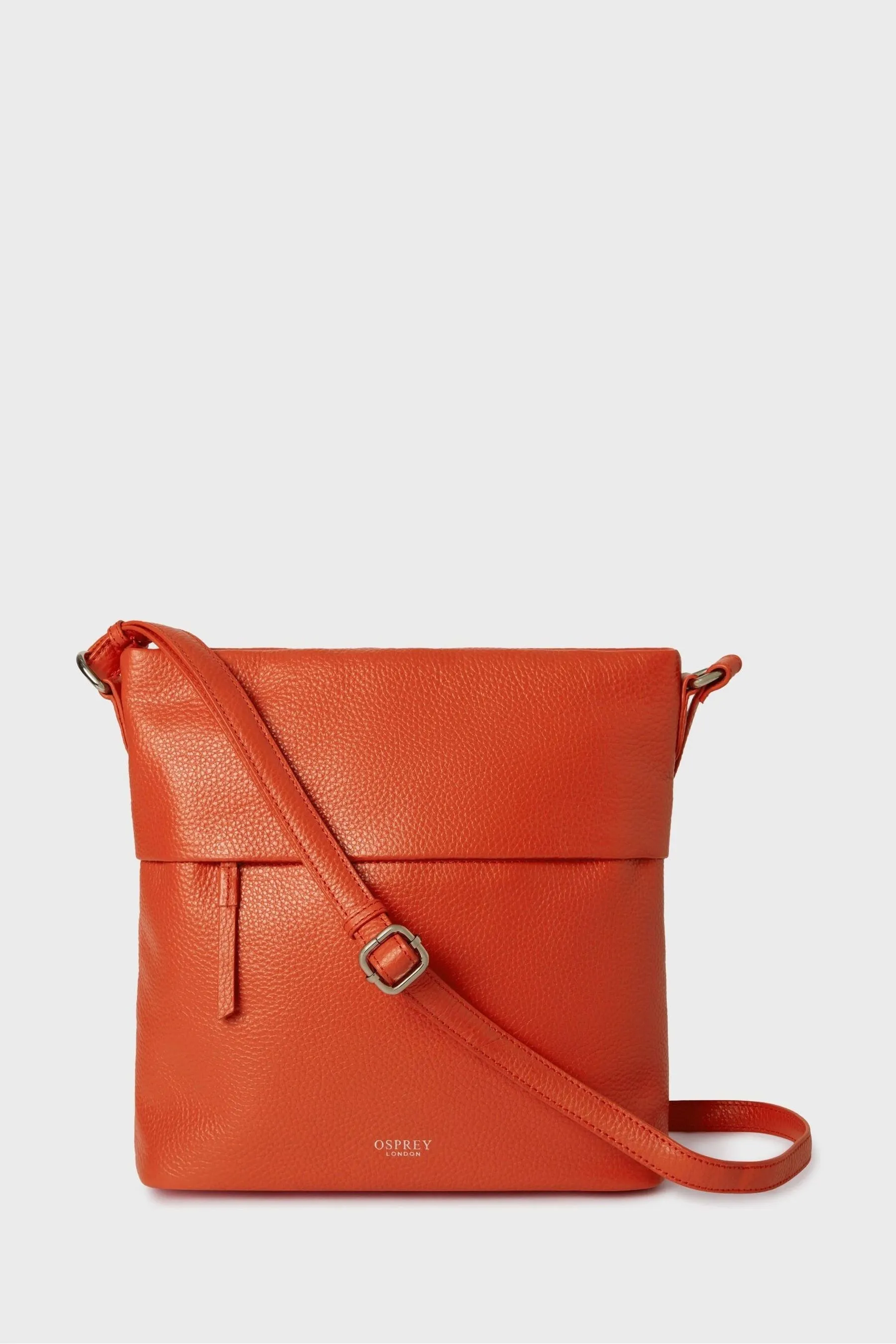 OSPREY LONDON Rosso - The Lyra - Borsa a tracolla in pelle    
