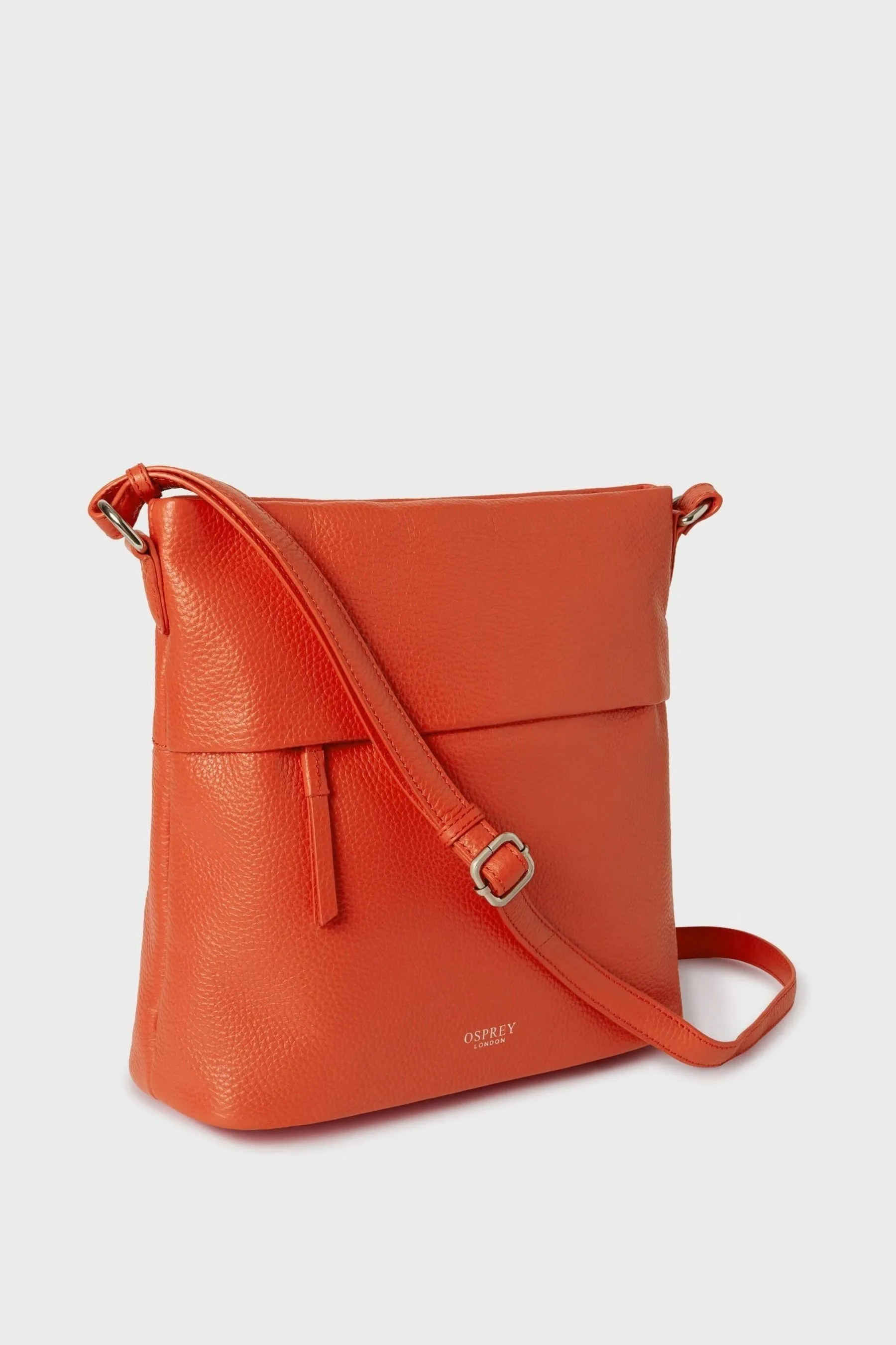 OSPREY LONDON Rosso - The Lyra - Borsa a tracolla in pelle    