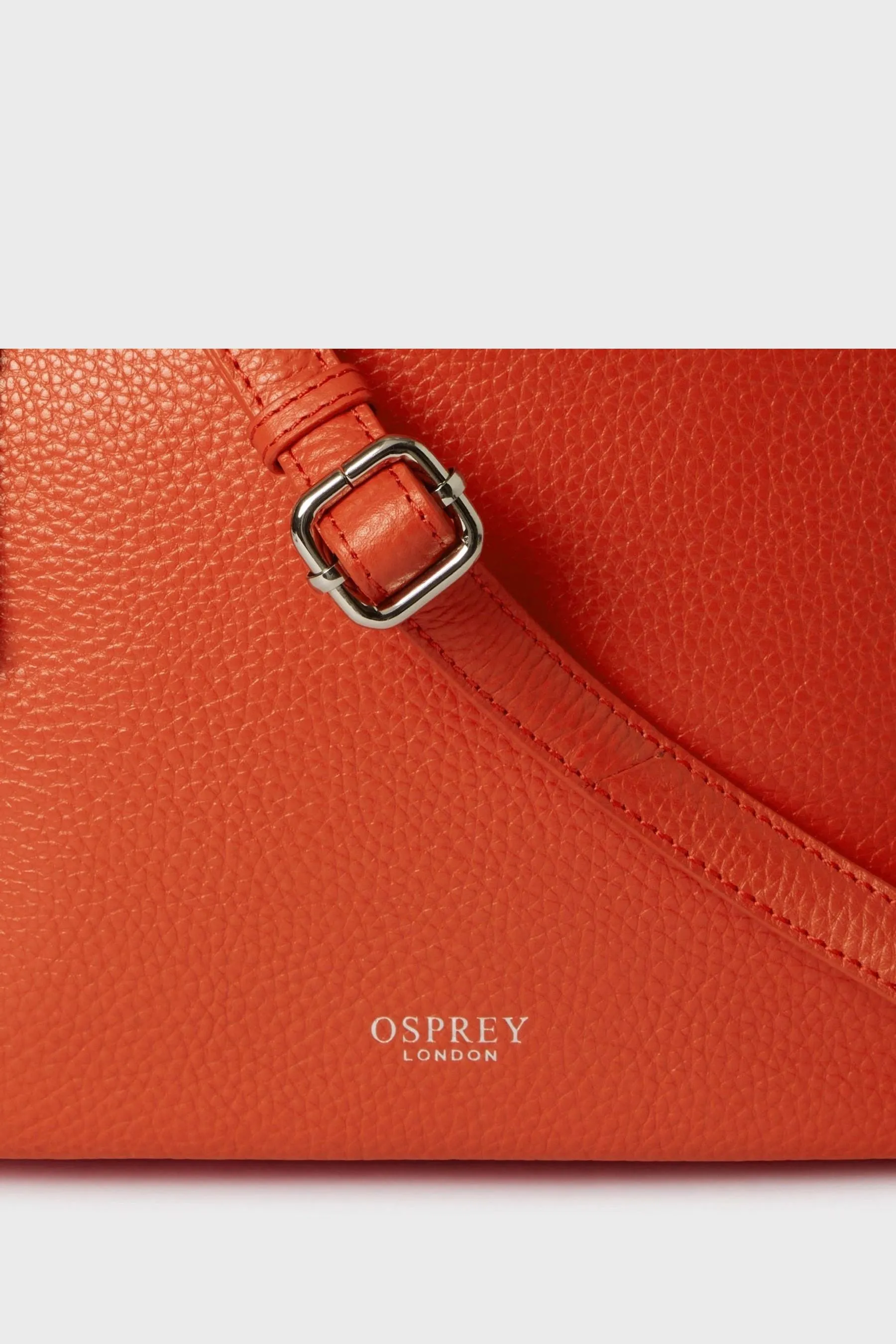 OSPREY LONDON Rosso - The Lyra - Borsa a tracolla in pelle    