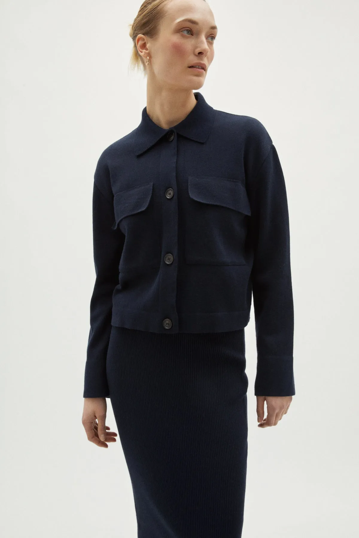 Overshirt in Cotone Organico