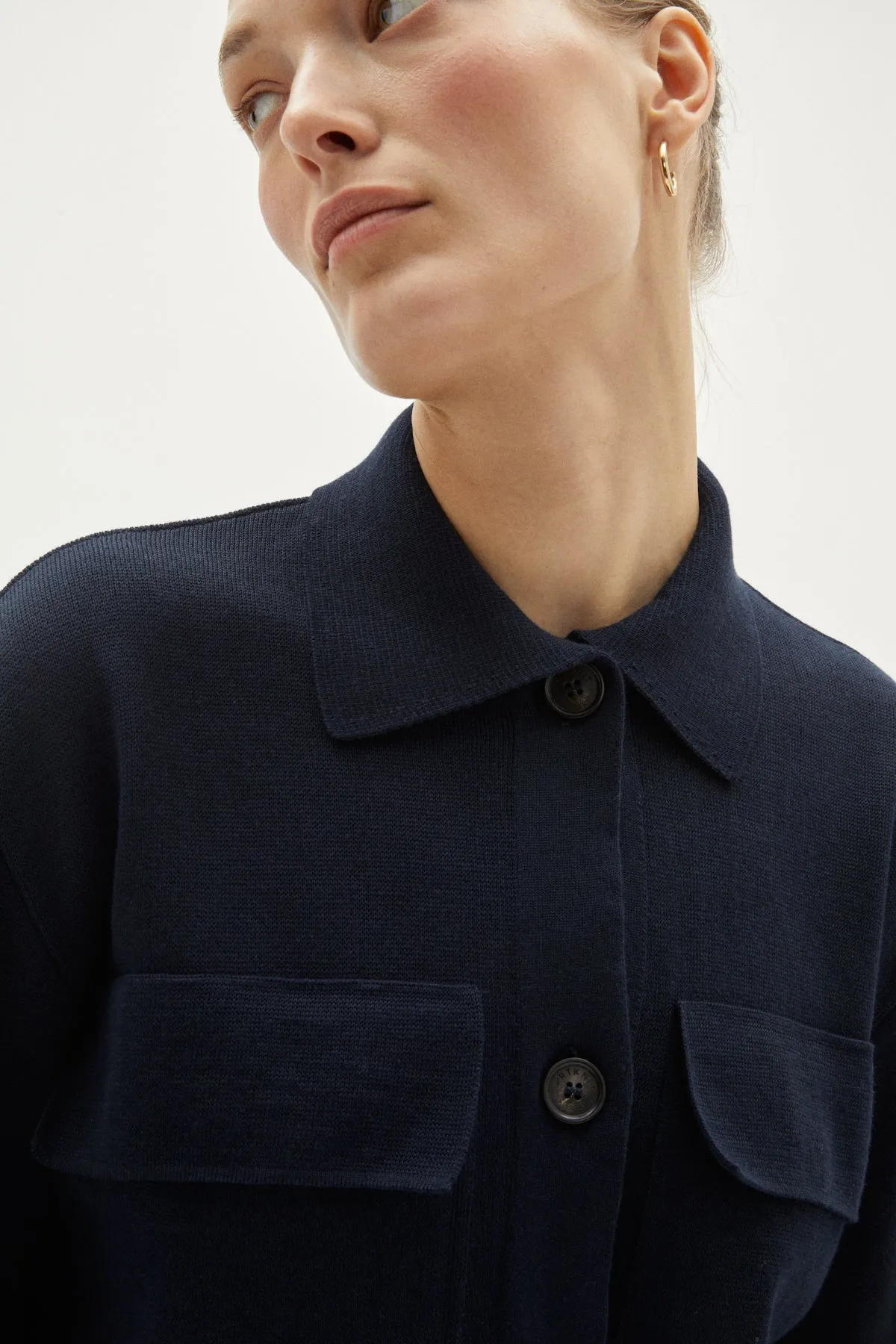Overshirt in Cotone Organico