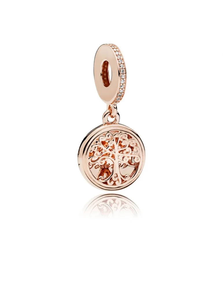 Pandora - Charm Pendente Albero Famiglia Rosè