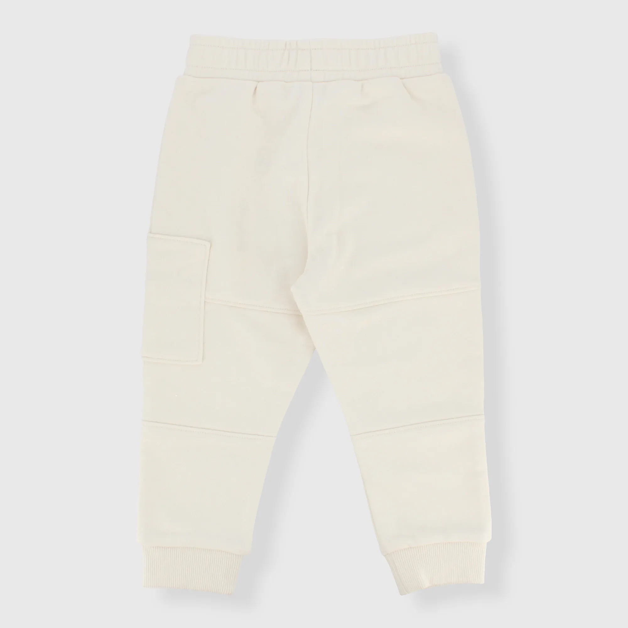 Pantalone in felpa da bambino, BIANCO            