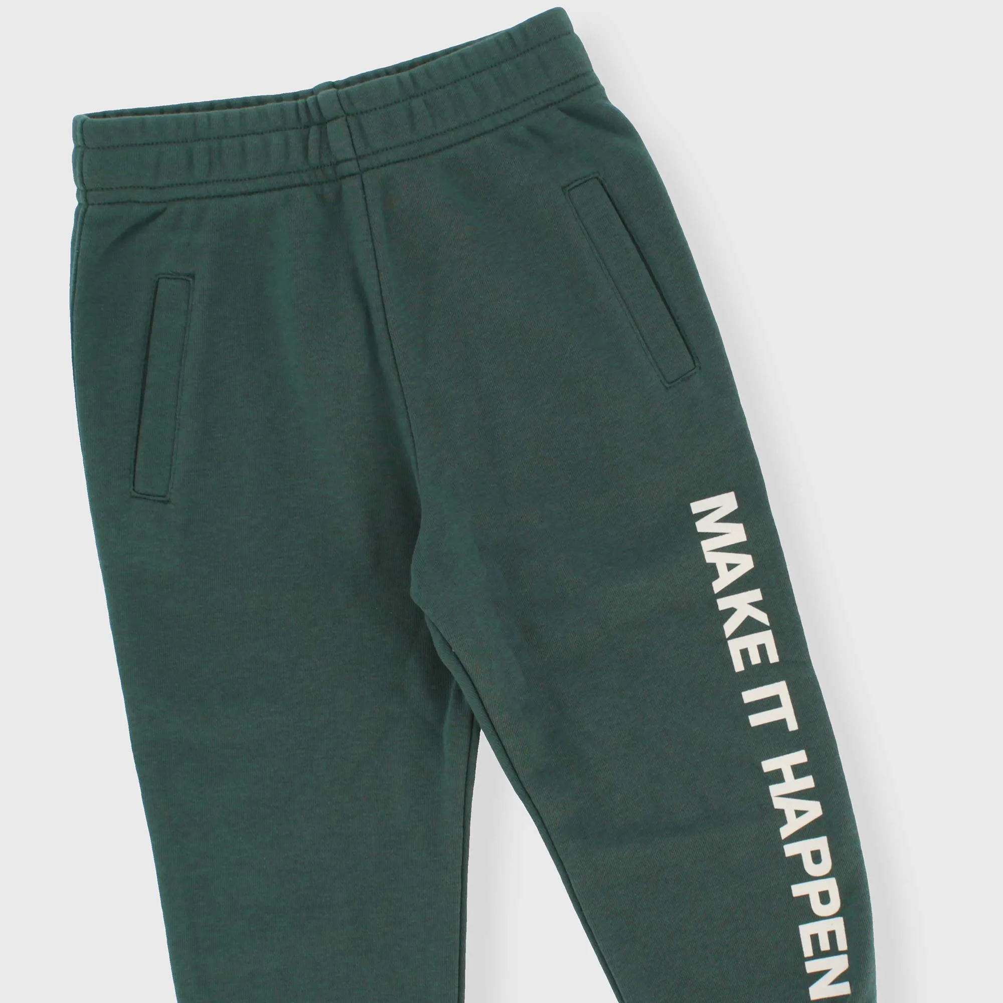 Pantalone in felpa da bambino, VERDE            