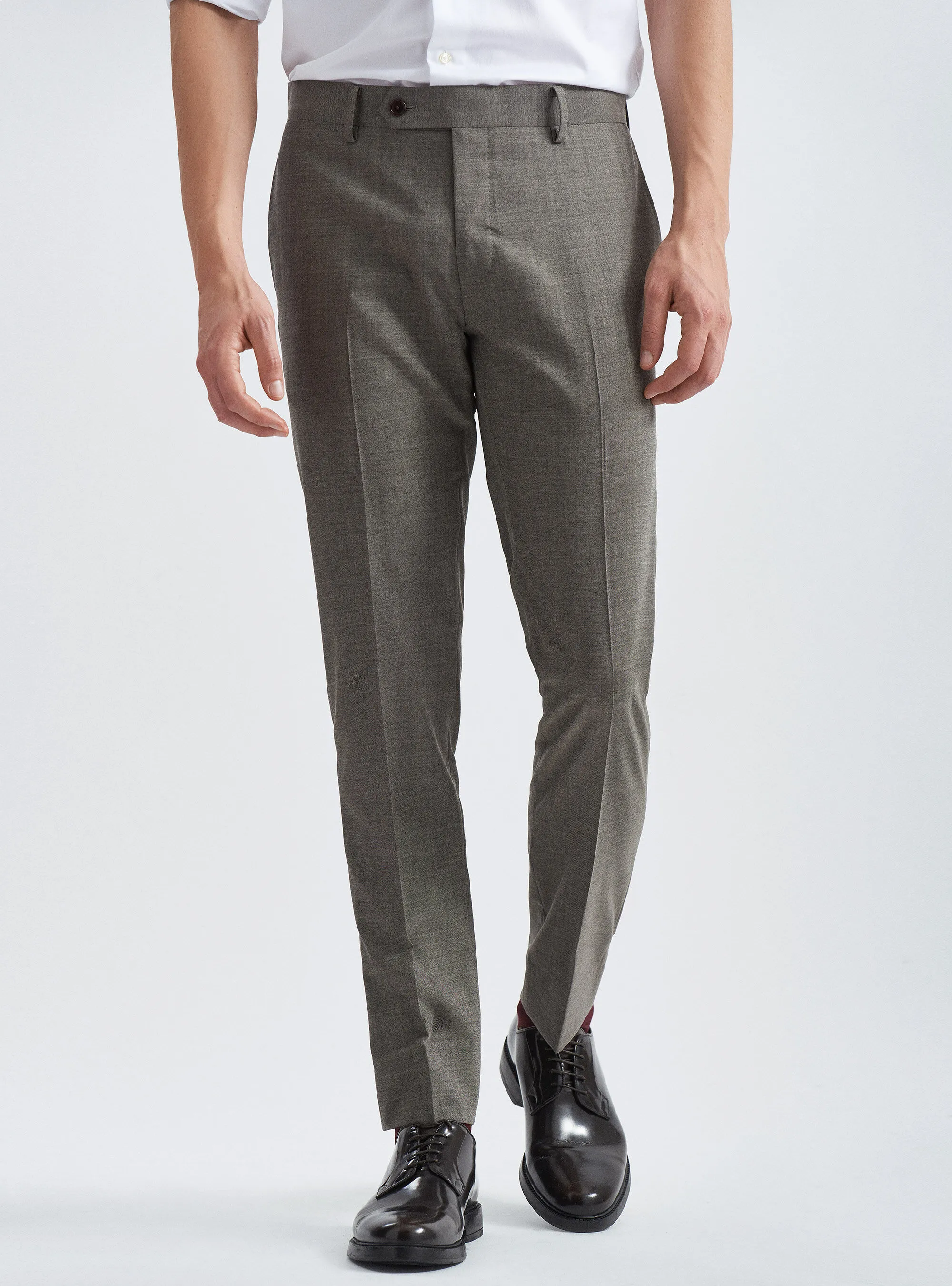 Pantaloni per abito in fresco lana