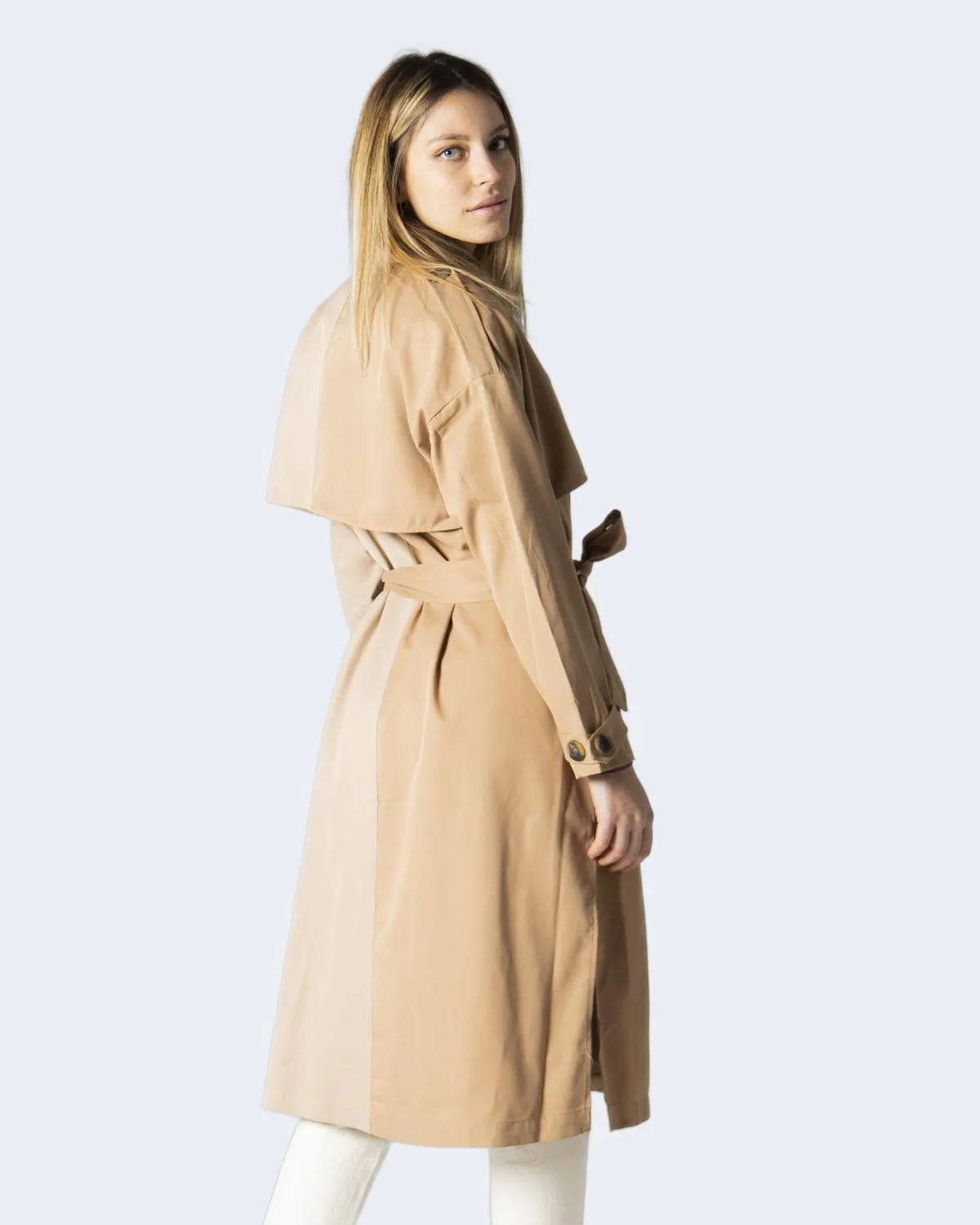 Parka Only onlbetty color block trenhcoat Beige