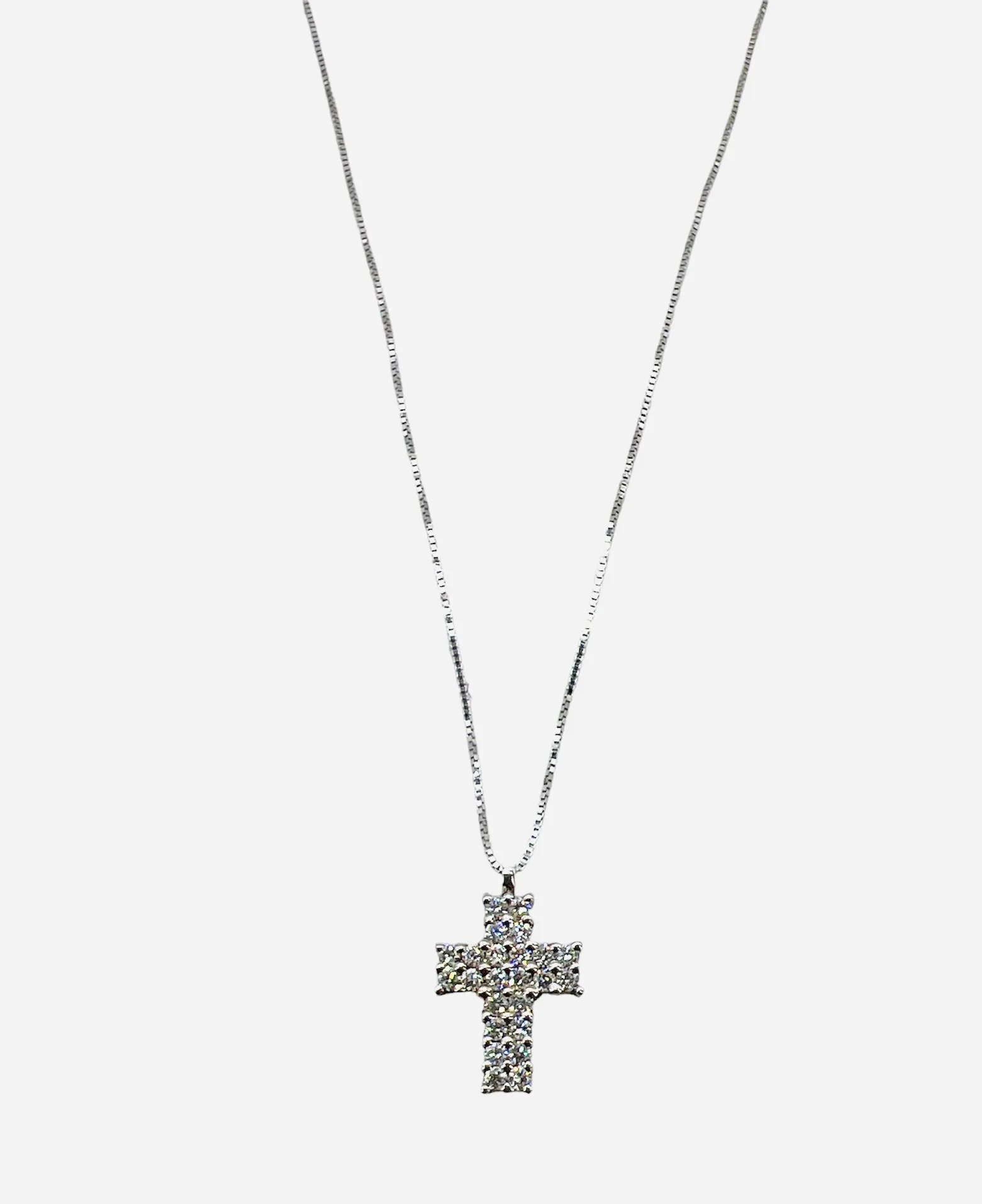 Pendente croce oro bianco e diamanti DESIDERIO Art. 2934329