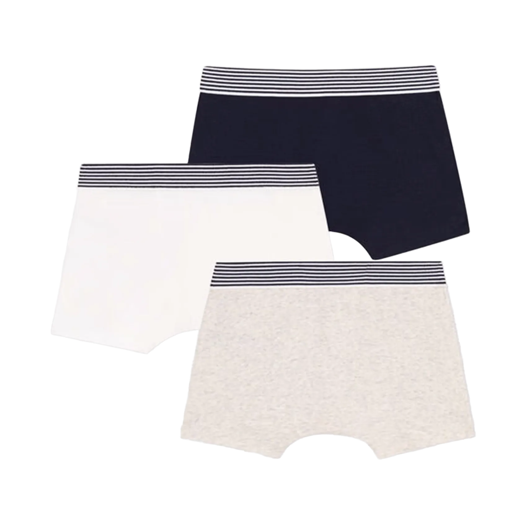  PETIT BATEAU   Confezione da 3 boxer in cotone | Multicolore
