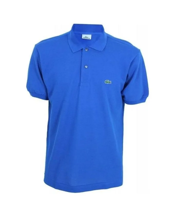 POLO CLASSICA BLU IN PETIT PIQUE' DI COTONE
