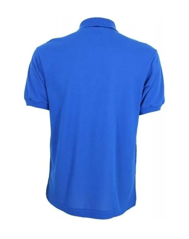 POLO CLASSICA BLU IN PETIT PIQUE' DI COTONE