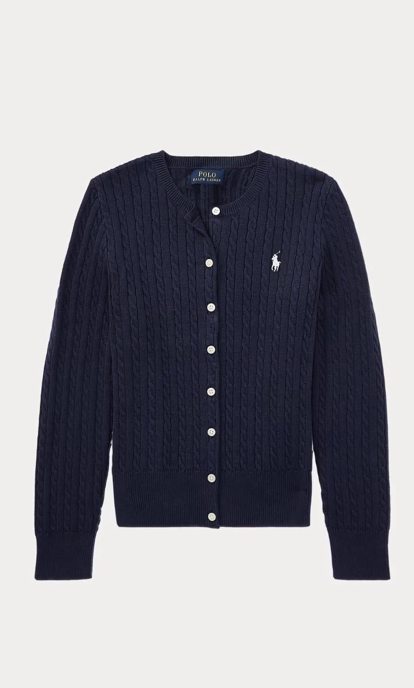 Polo Ralph Lauren cardigan con ricamo pony