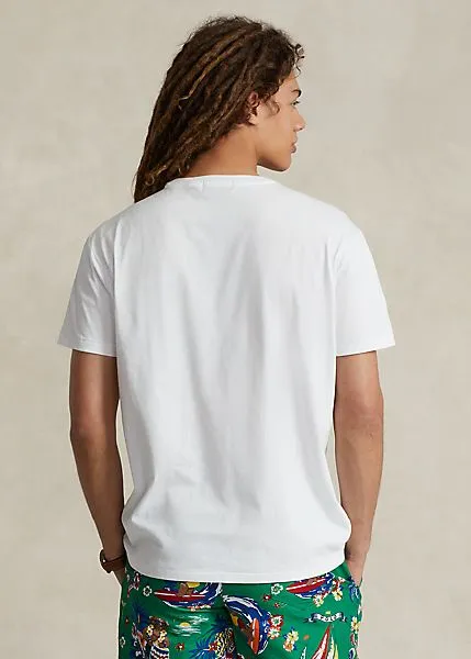 POLO RALPH LAUREN   T-SHIRT BIANCA IN COTONE