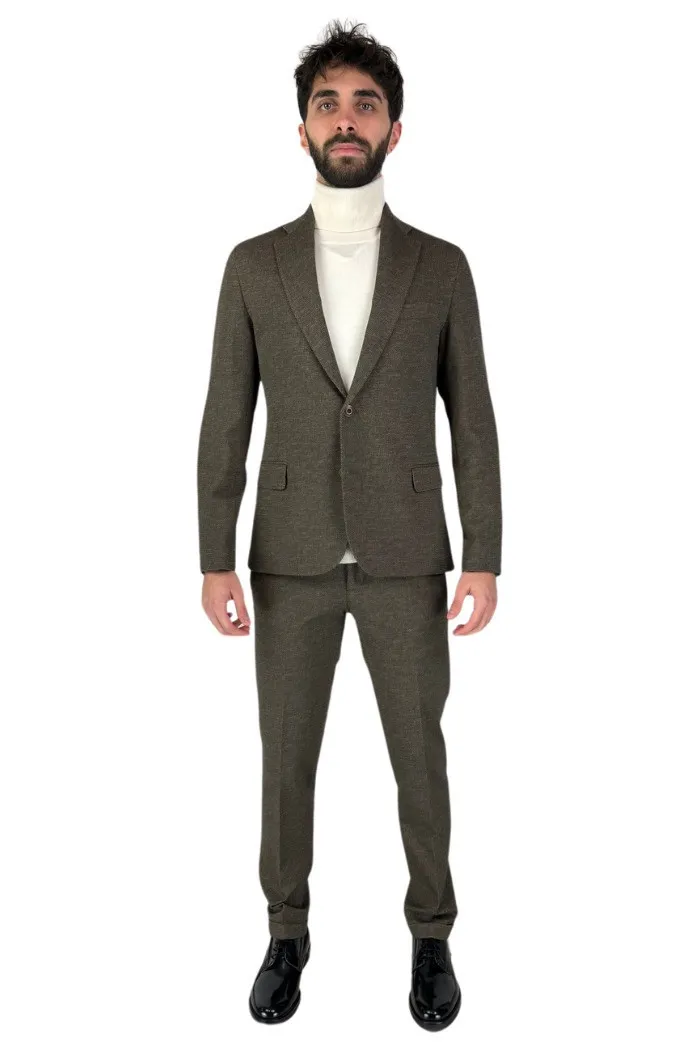 Privat Fashion abito monopetto in microfantasia Twicw-abs900