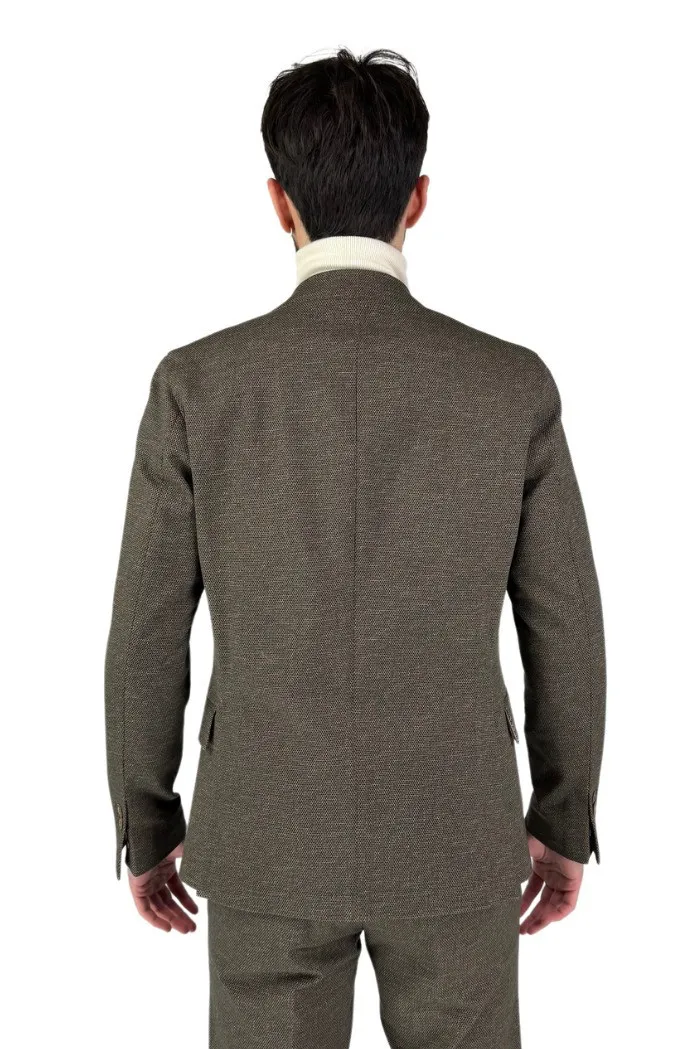 Privat Fashion abito monopetto in microfantasia Twicw-abs900