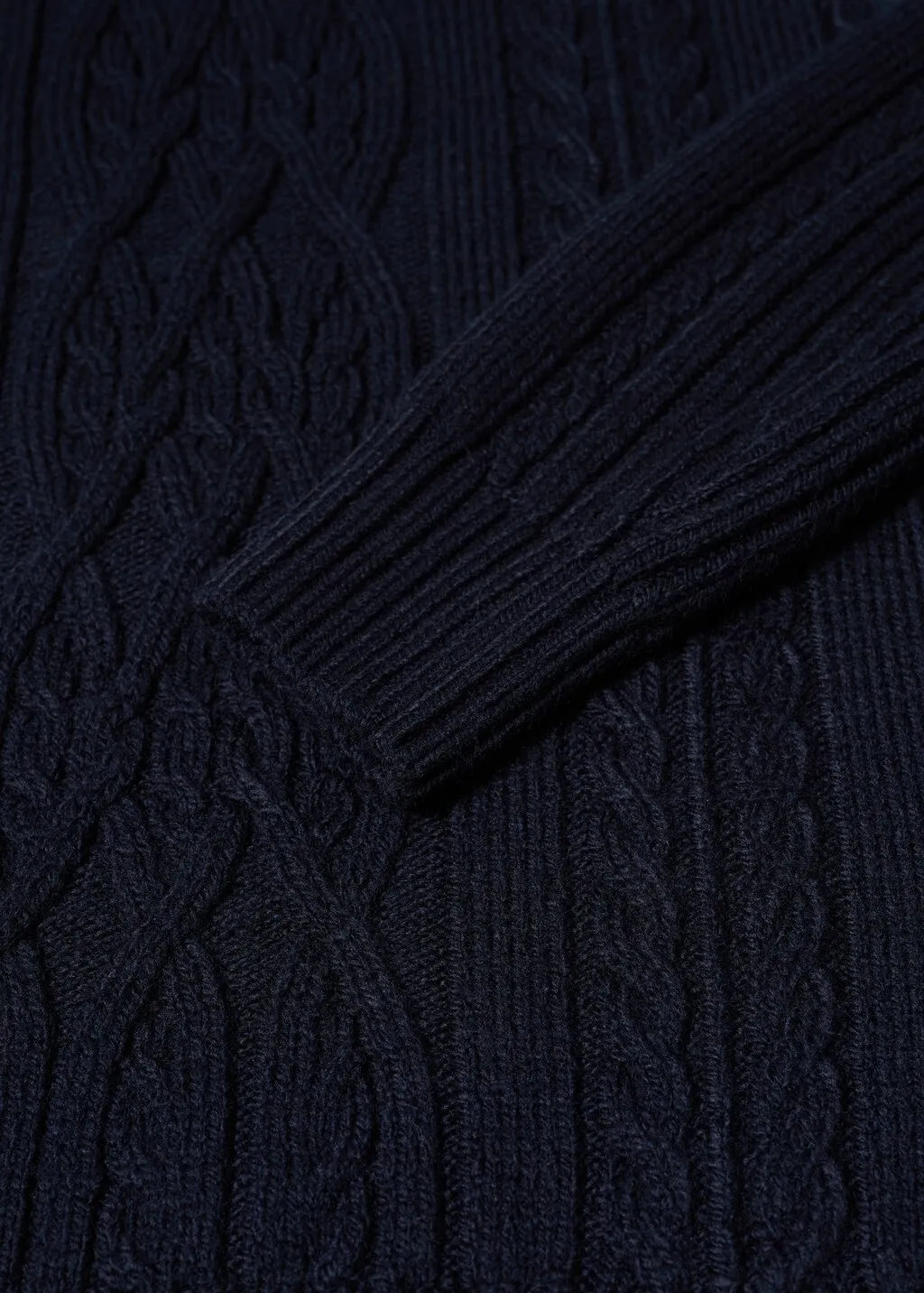 Pullover maglia intrecciato