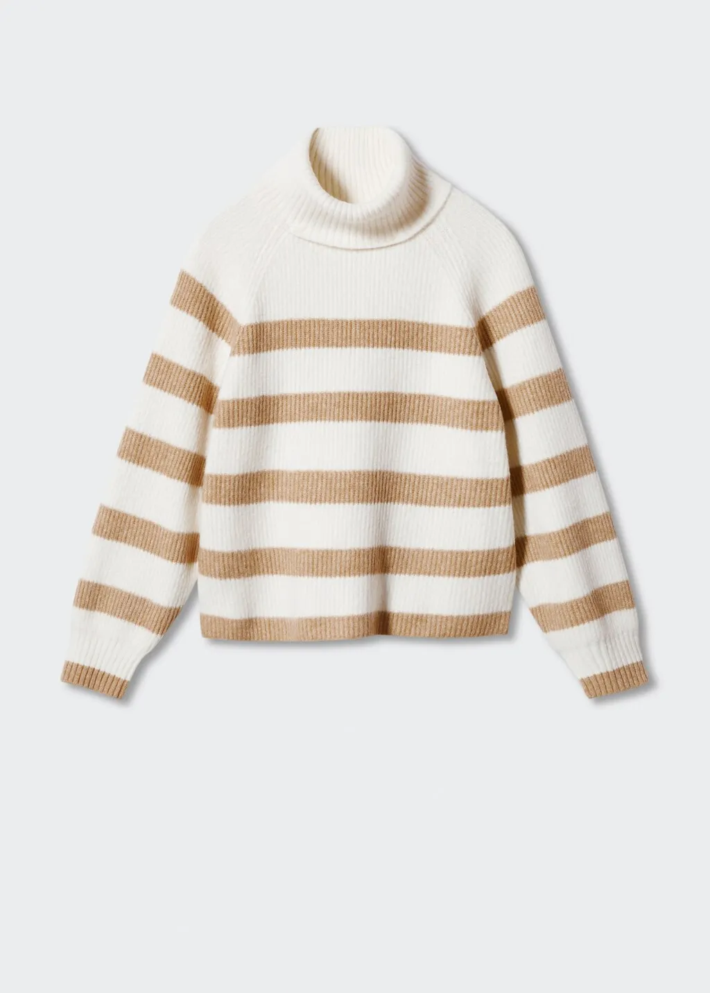 Pullover righe collo con risvolto
