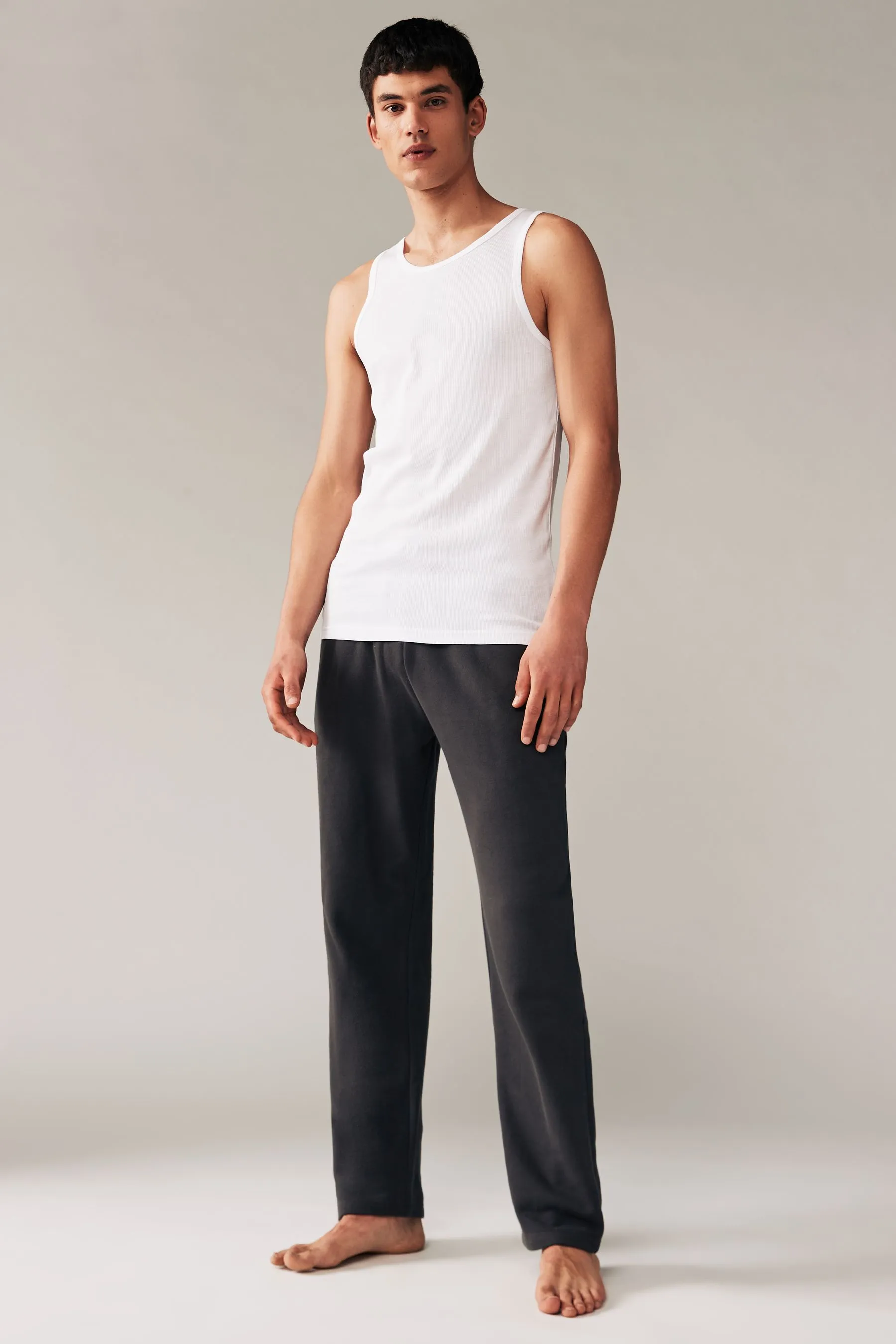 Pure 100% Cotton Vests 2 Pack    