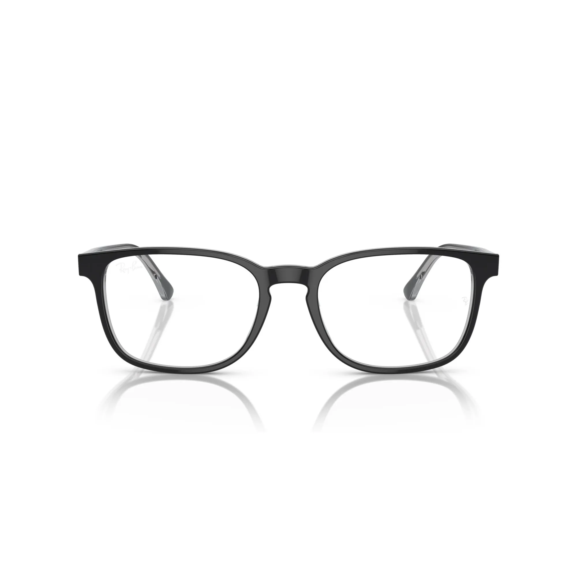   Ray-Ban RX 5418 - 8367 Grigio Scuro Su Grigio Trasparente | Occhiale Da Vista Unisex 