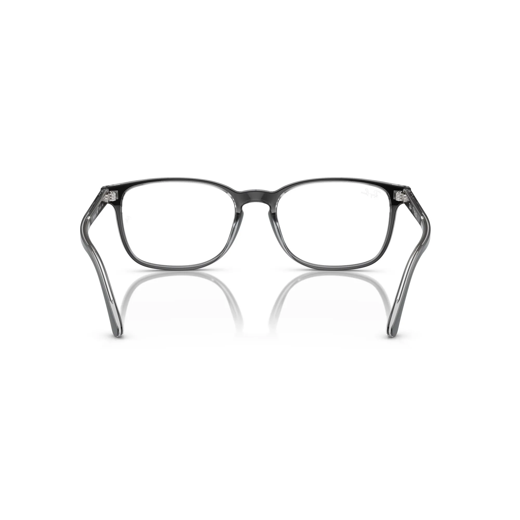   Ray-Ban RX 5418 - 8367 Grigio Scuro Su Grigio Trasparente | Occhiale Da Vista Unisex 