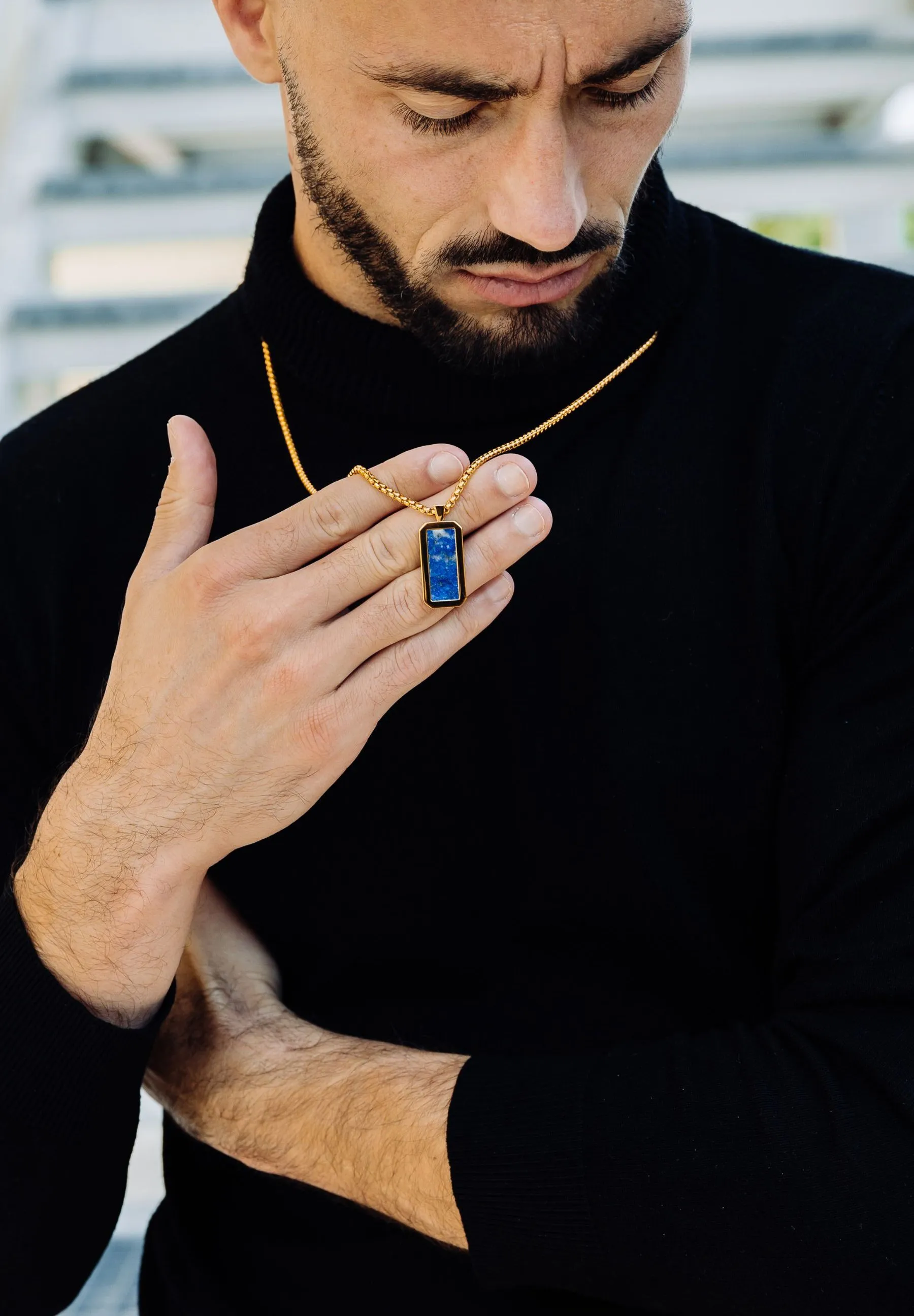RECTANGLE PENDANT - Collana