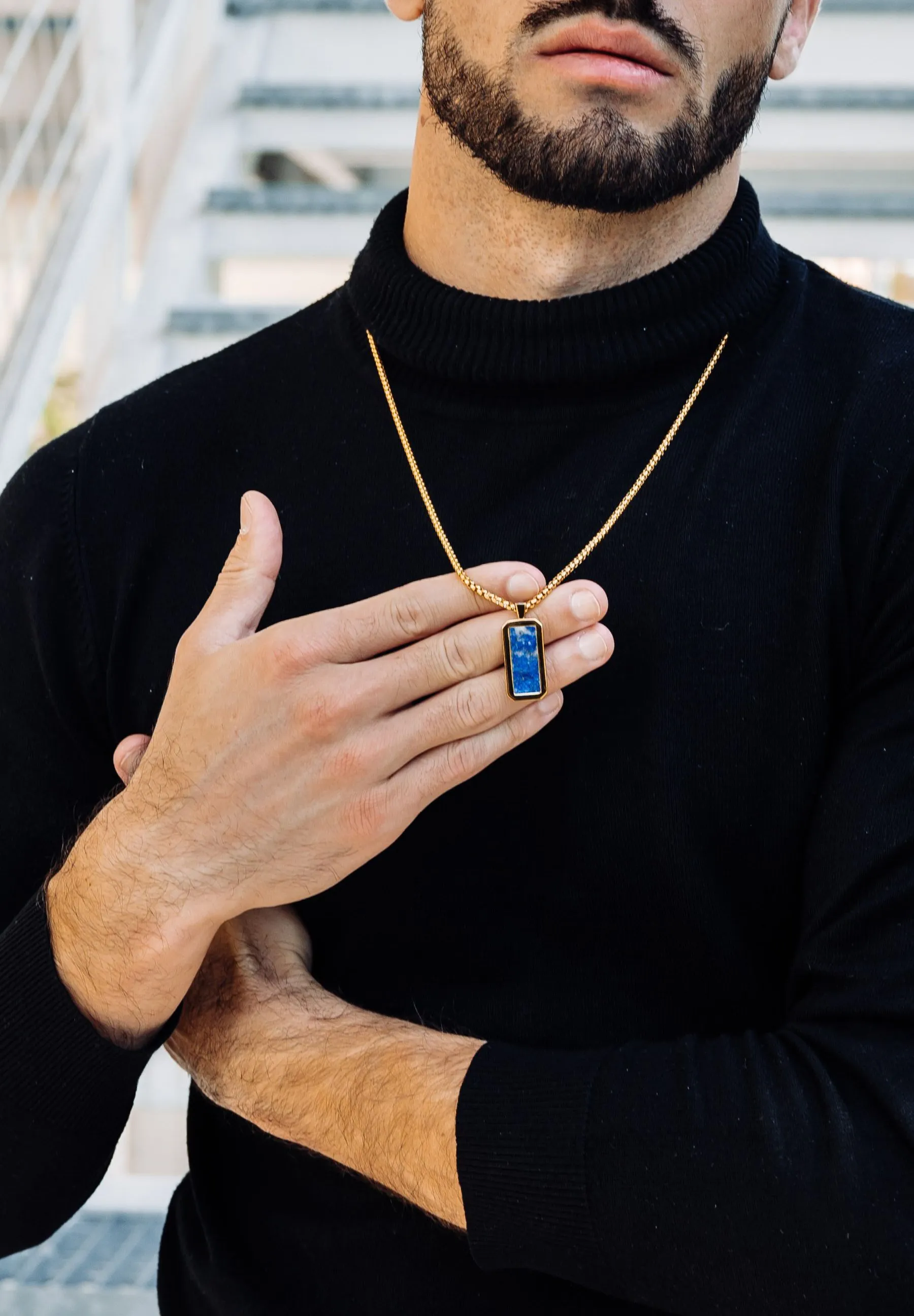 RECTANGLE PENDANT - Collana