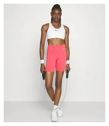 Reggiseno a sostegno alto Nike Donna Swoosh Bianco
