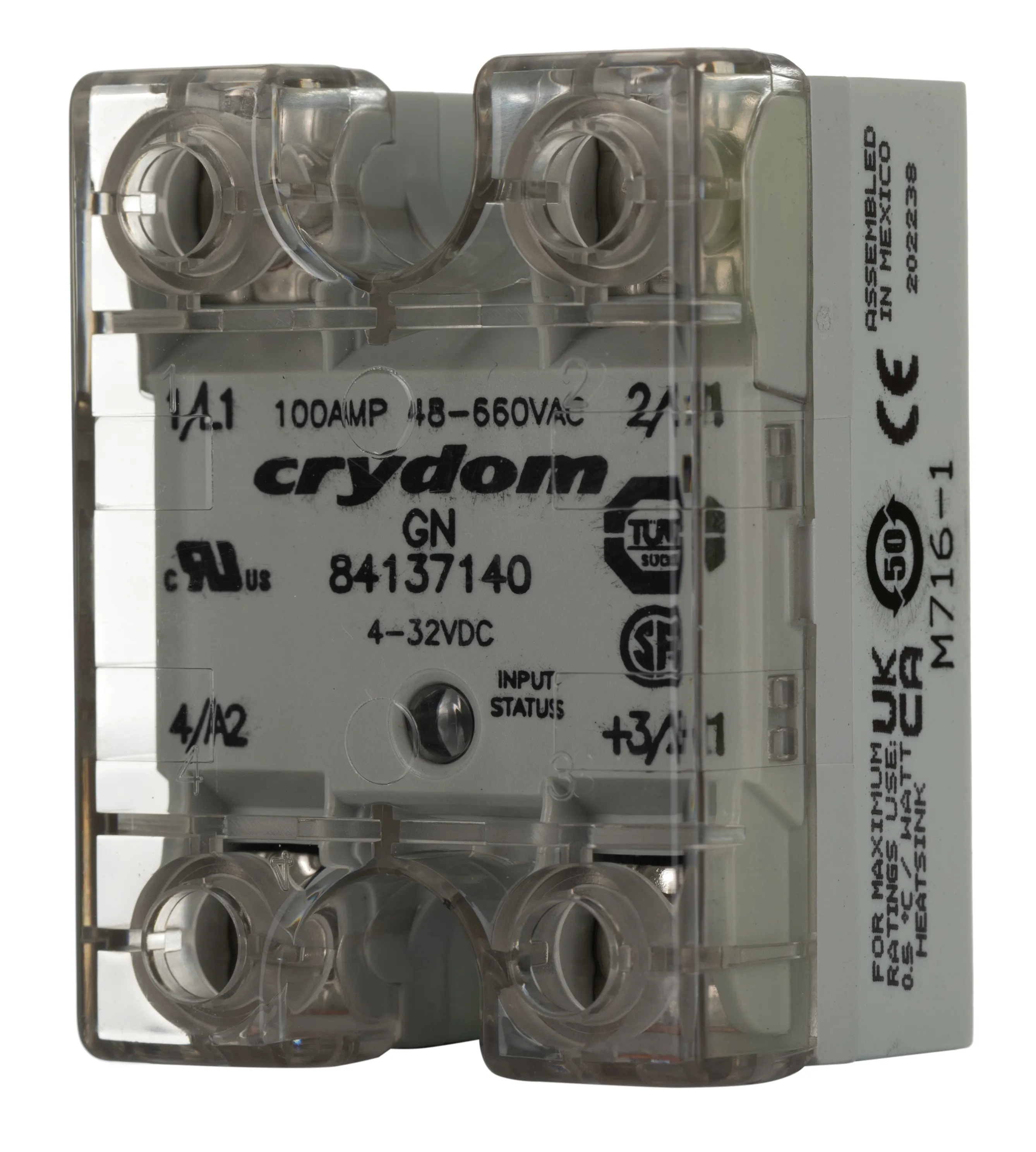 Relè a stato solido 84137140, Montaggio a pannello, 100 A rms, 660 V c.a., Zero Crossing Easy Pick GN