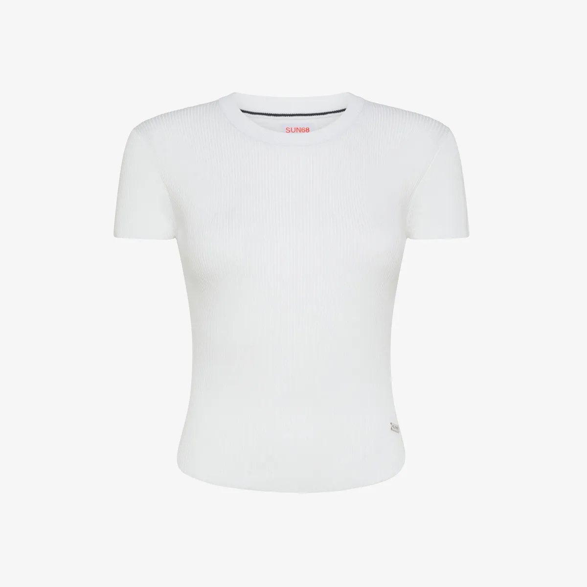 RIBS T-SHIRT S/S BIANCO PANNA