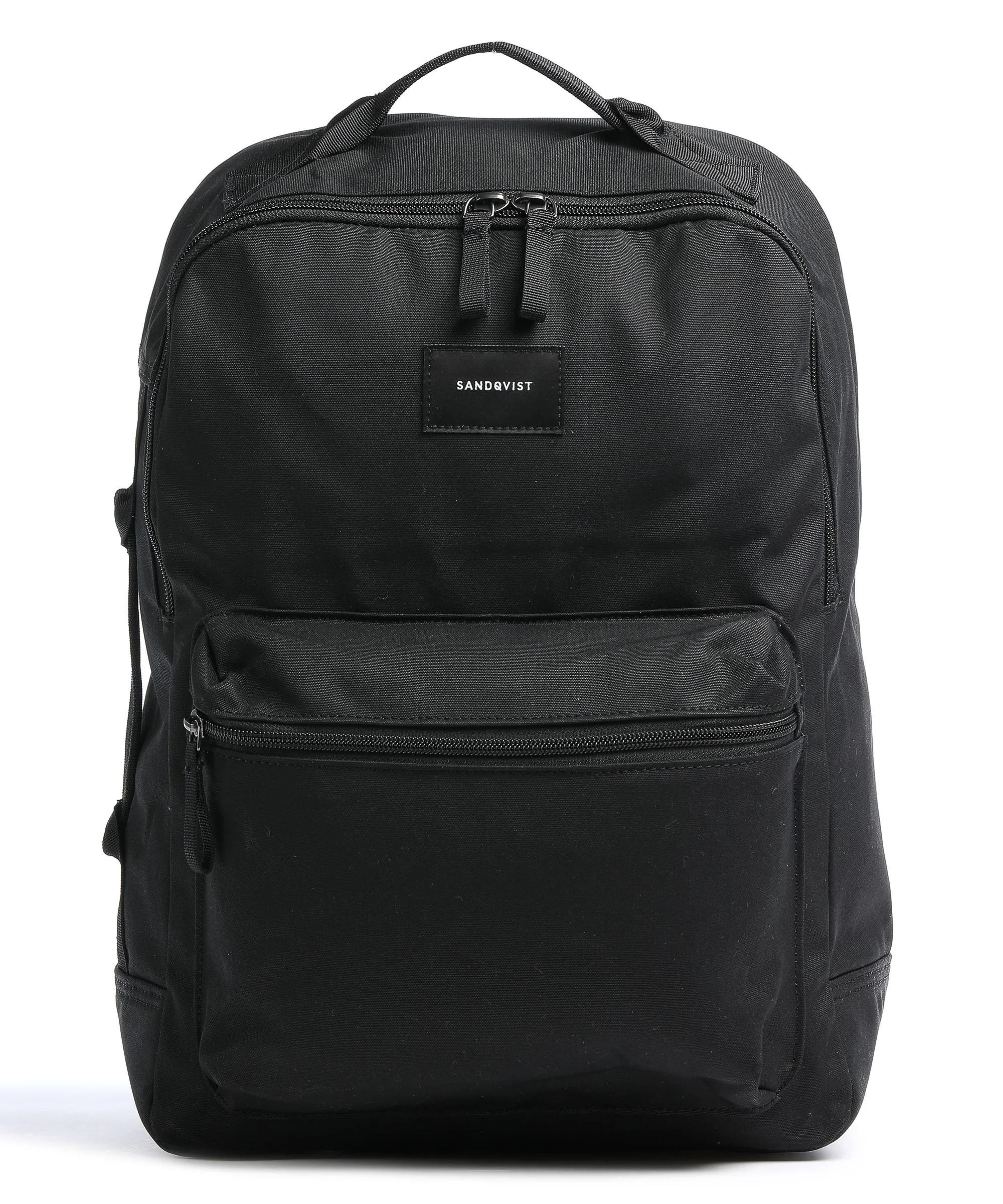  Sandqvist Ground August Zaino 13″ cotone biologico, poliestere riciclato nero  