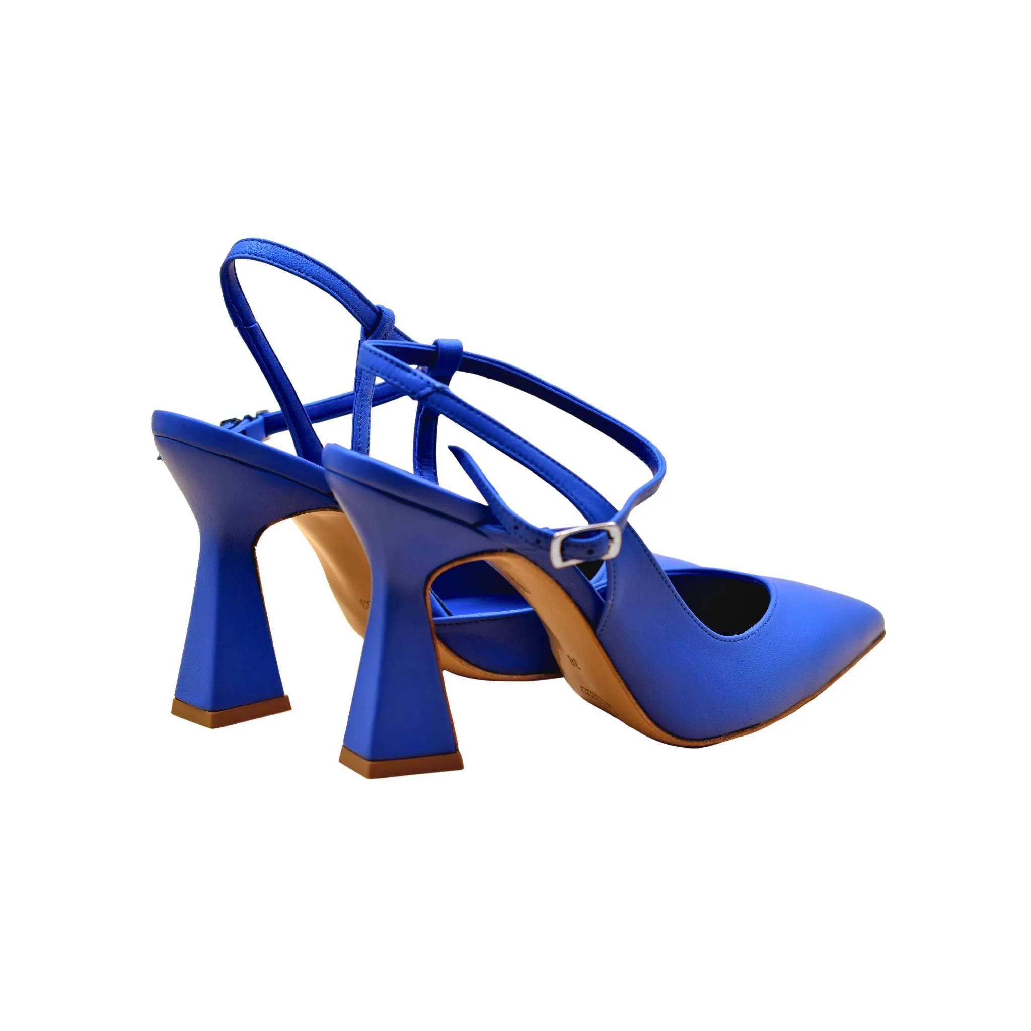 Scarpa con tacco Donna Blu a punta
