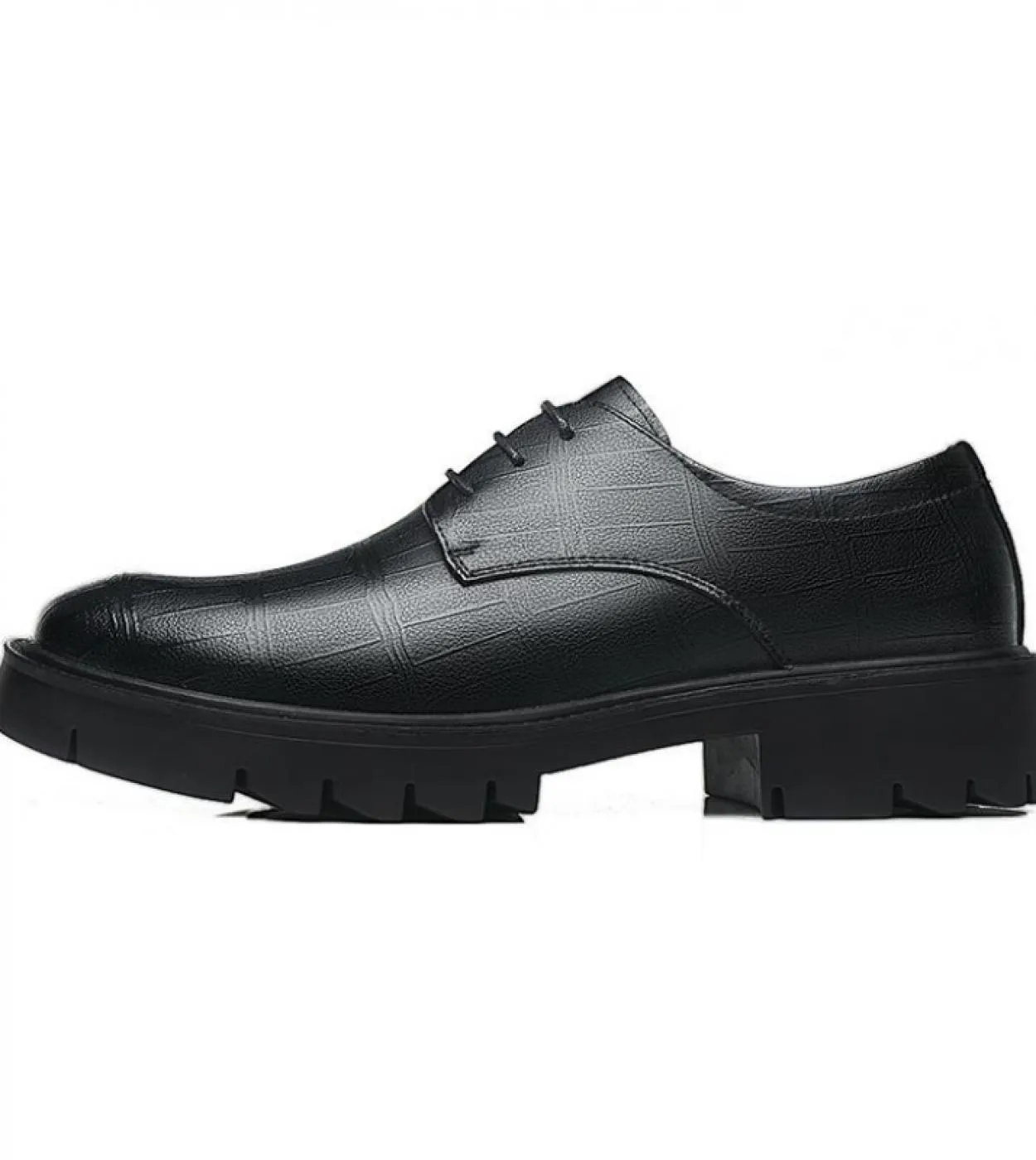 Scarpa sociale Scarpe eleganti da uomo con tacco nascosto Scarpe eleganti da uomo con rialzo in altezza