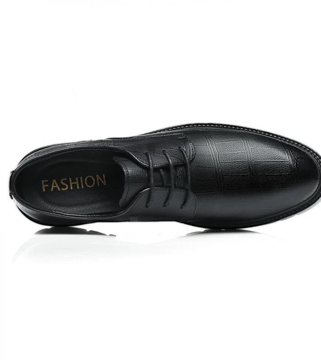 Scarpa sociale Scarpe eleganti da uomo con tacco nascosto Scarpe eleganti da uomo con rialzo in altezza