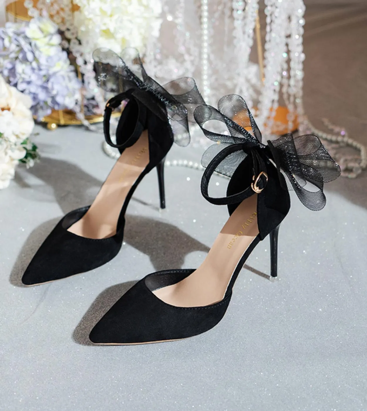 Scarpe con tacco alto da donna Scarpe con tacco a spillo a punta a bocca bassa Taglie forti 3545 Scarpe eleganti da lavoro Décol