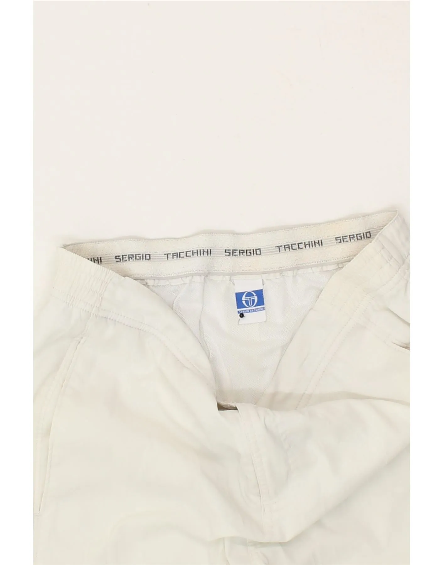 SERGIO TACCHINI Mens Chino Shorts W30 Medium  White
