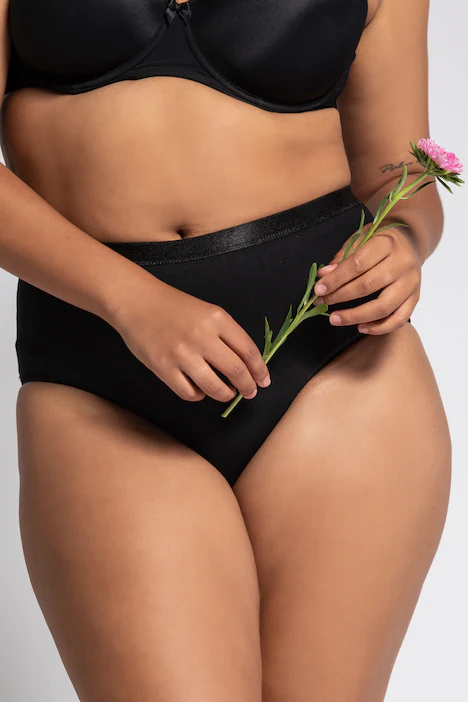 Slip a vita alta in tessuto elasticizzato