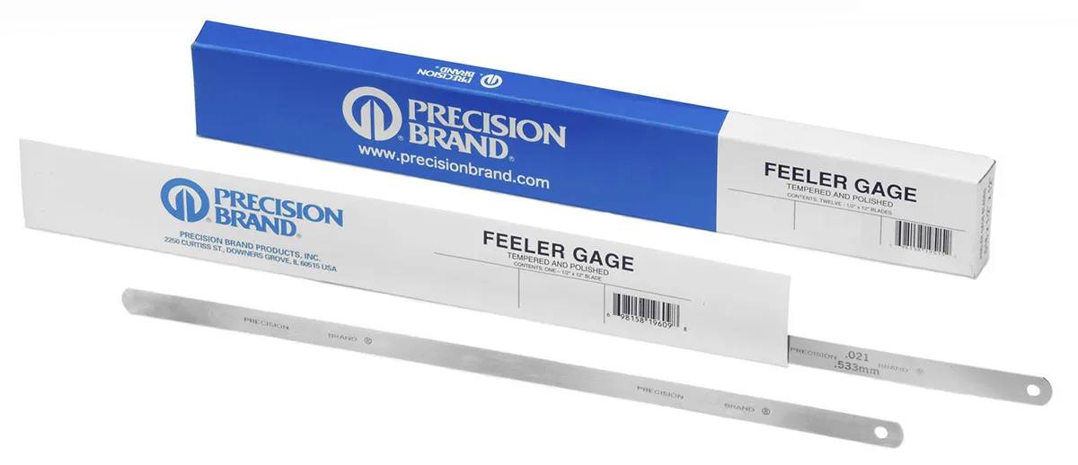 Spessimetro Metrico Precision Brand, 1 lama, L. 305mm x 0.02mm